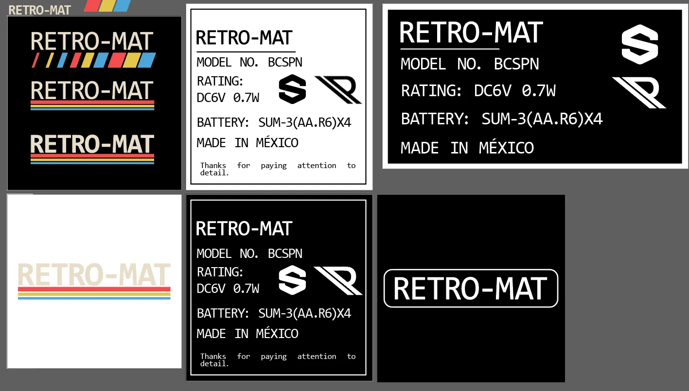 Los vectores, hechos en Illustrator.